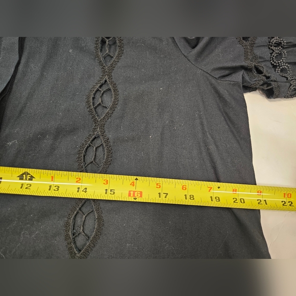 NWT By Anthropologie Cutwork Peasant Button Down Blouse SZ MEDIUM - Picture 15 of 15